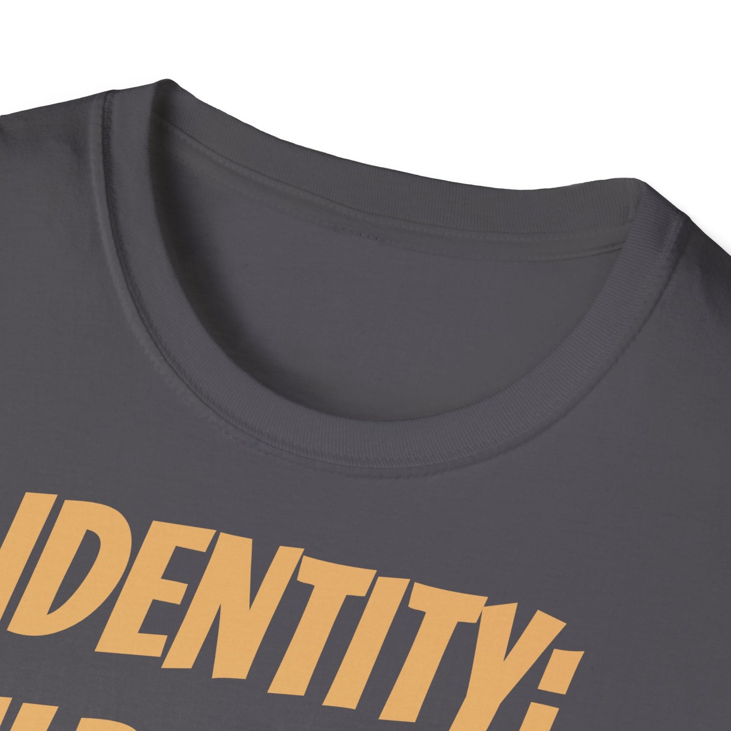 Identity Statement T-Shirt, Christian Apparel, Faith-Based Gift, Religious Tee, Inspirational Clothing, Unisex Fashion