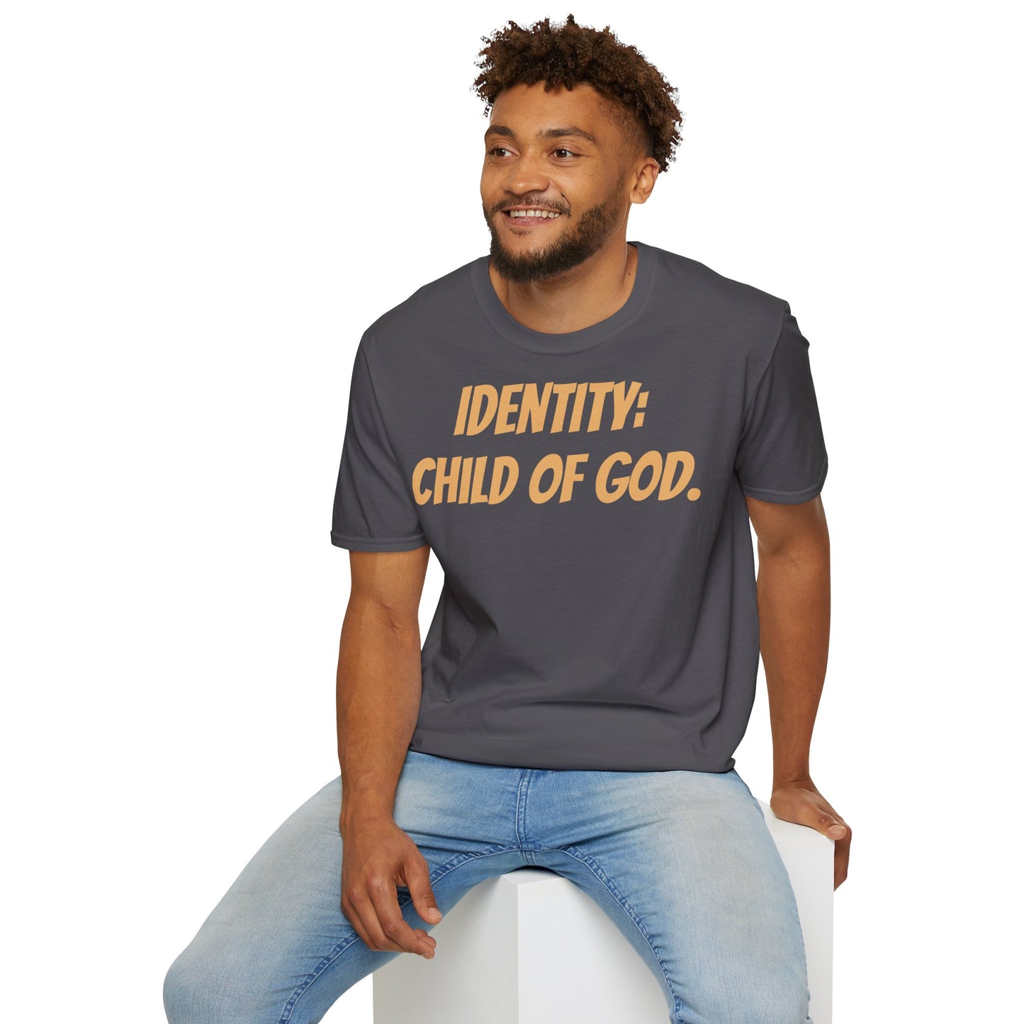 Identity Statement T-Shirt, Christian Apparel, Faith-Based Gift, Religious Tee, Inspirational Clothing, Unisex Fashion