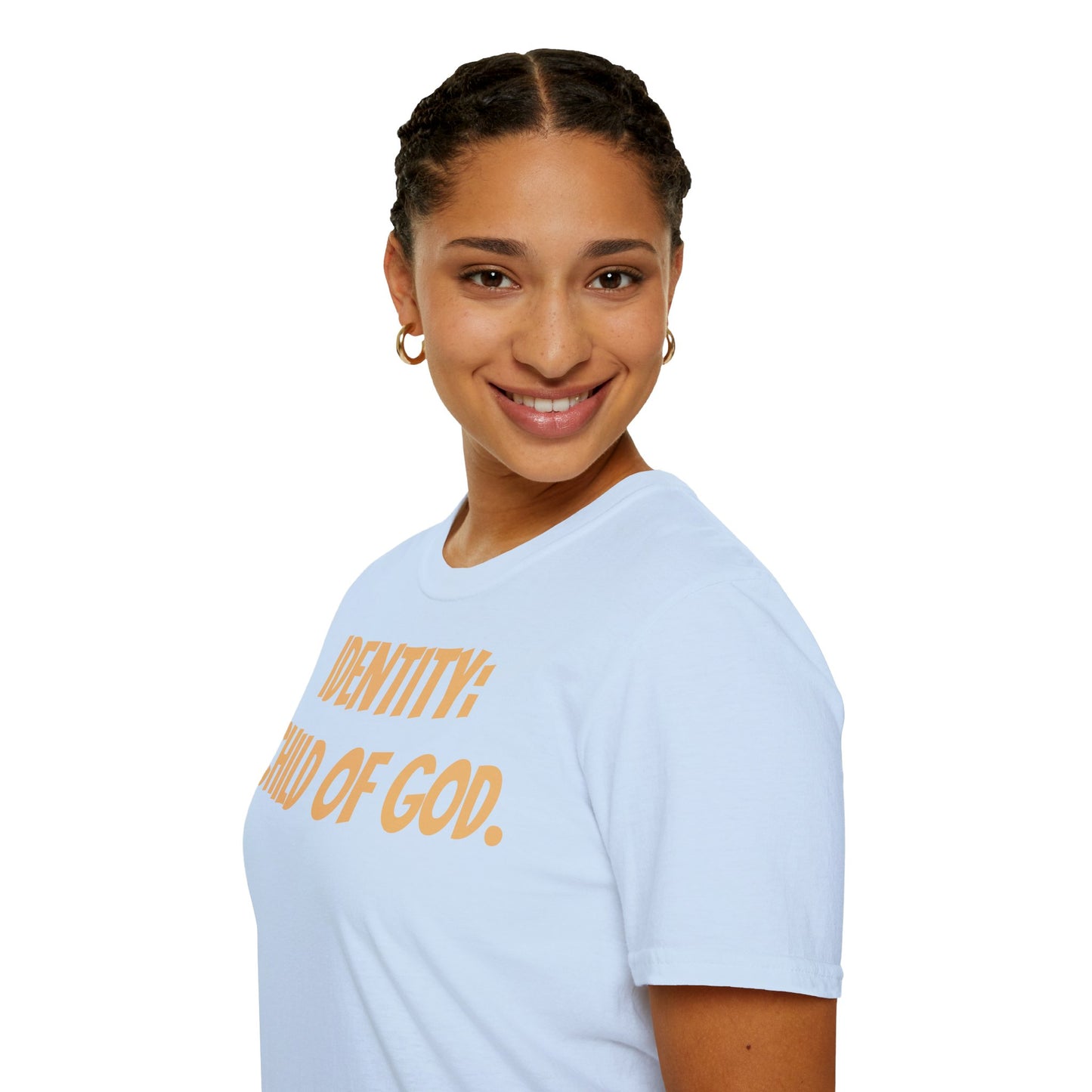 Identity Statement T-Shirt, Christian Apparel, Faith-Based Gift, Religious Tee, Inspirational Clothing, Unisex Fashion