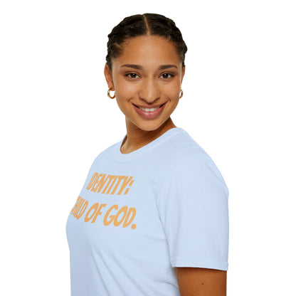 Identity Statement T-Shirt, Christian Apparel, Faith-Based Gift, Religious Tee, Inspirational Clothing, Unisex Fashion
