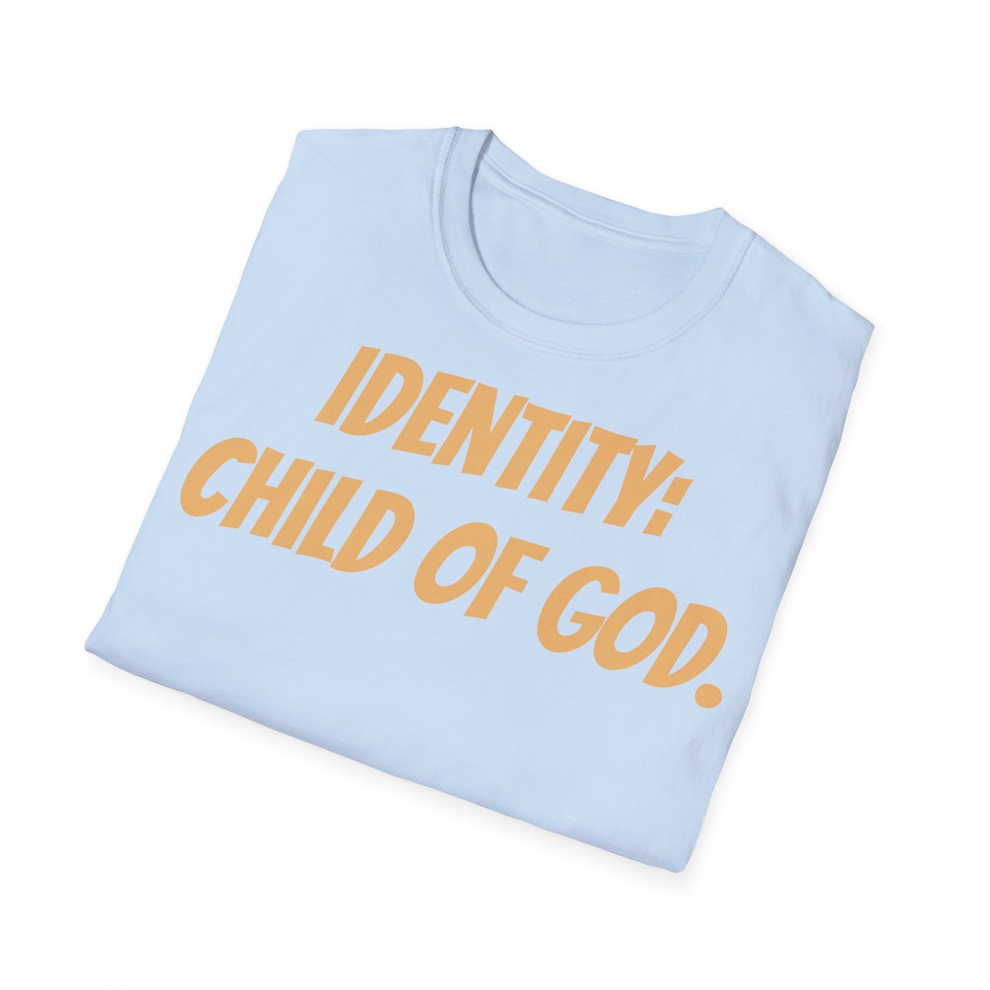 Identity Statement T-Shirt, Christian Apparel, Faith-Based Gift, Religious Tee, Inspirational Clothing, Unisex Fashion