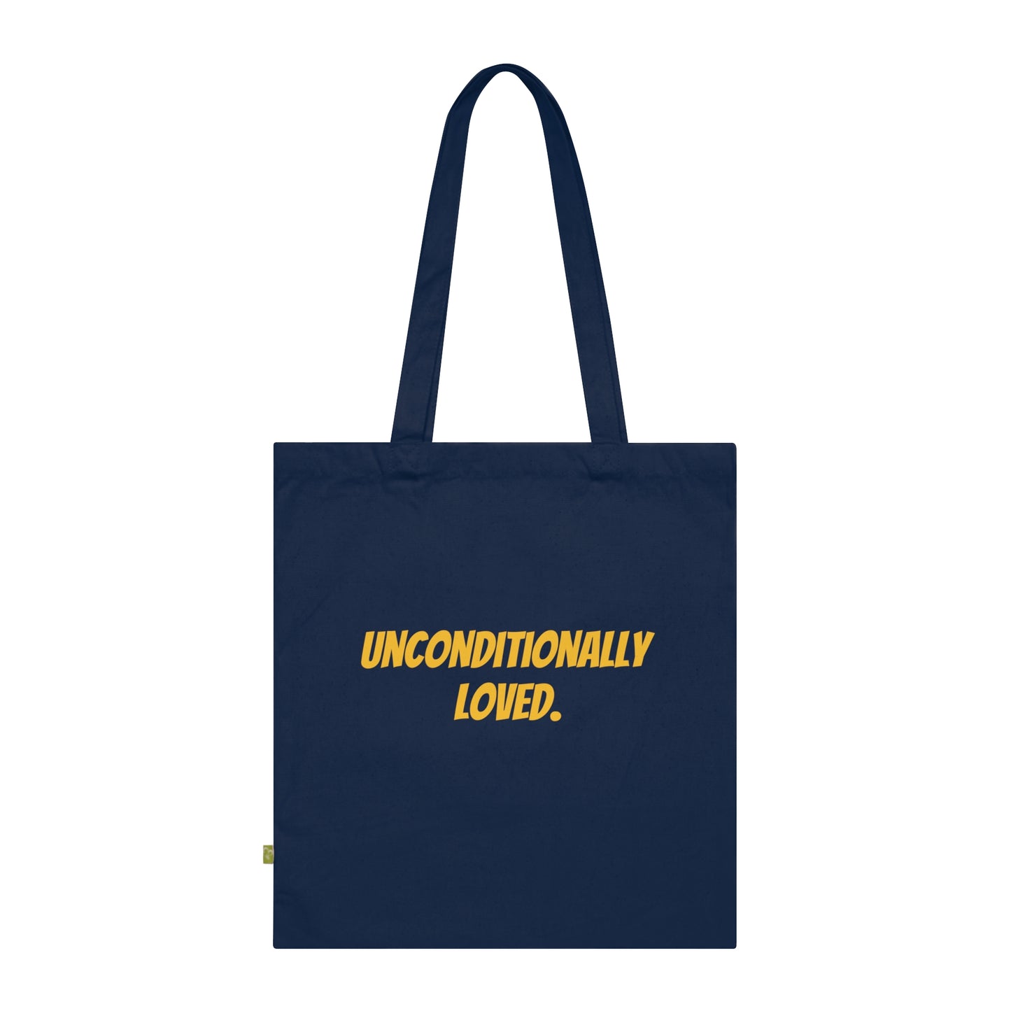 Unconditionally Loved Organic Cotton Tote Bag, Eco-Friendly Tote, Beach Bag, Grocery Tote, Gift for Her