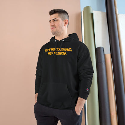 Champion Hoodie - Inspirational Quote, Unisex Sweatshirt for Comfort, Perfect Gift, Casual Wear, Everyday Style, Trendy Outfit
