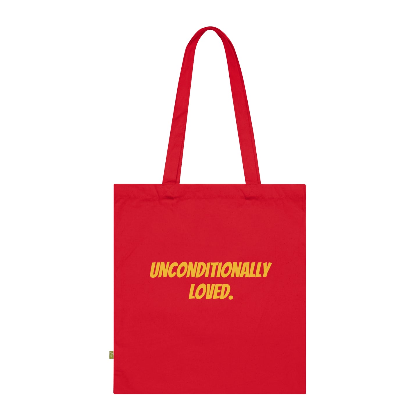 Unconditionally Loved Organic Cotton Tote Bag, Eco-Friendly Tote, Beach Bag, Grocery Tote, Gift for Her