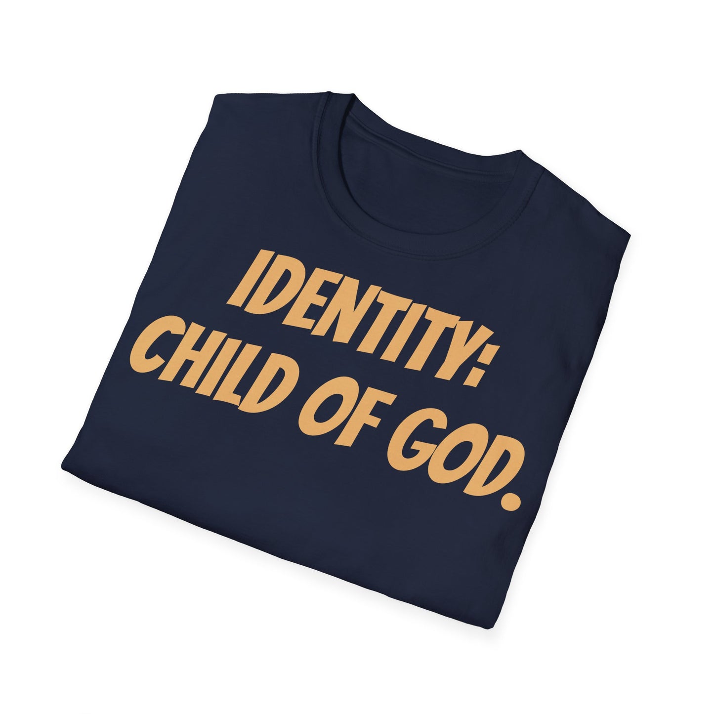 Identity Statement T-Shirt, Christian Apparel, Faith-Based Gift, Religious Tee, Inspirational Clothing, Unisex Fashion