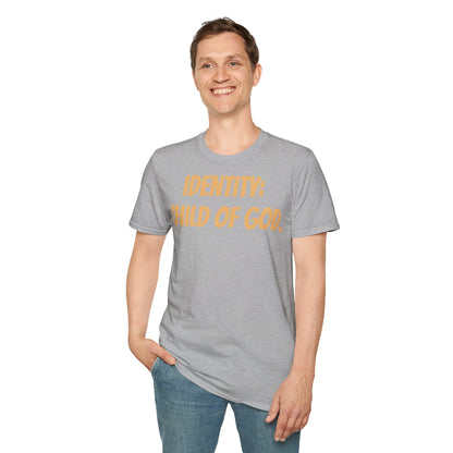 Identity Statement T-Shirt, Christian Apparel, Faith-Based Gift, Religious Tee, Inspirational Clothing, Unisex Fashion