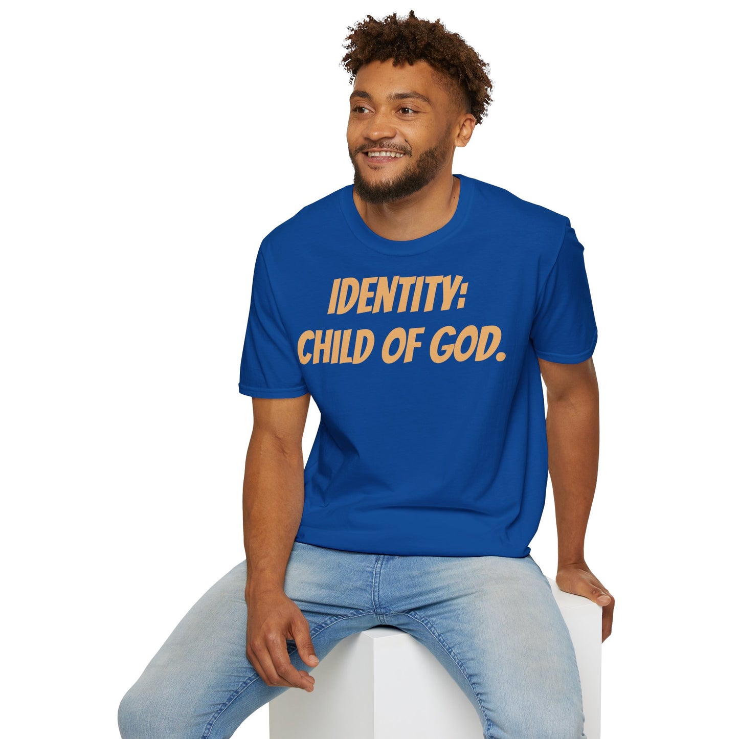 Identity Statement T-Shirt, Christian Apparel, Faith-Based Gift, Religious Tee, Inspirational Clothing, Unisex Fashion