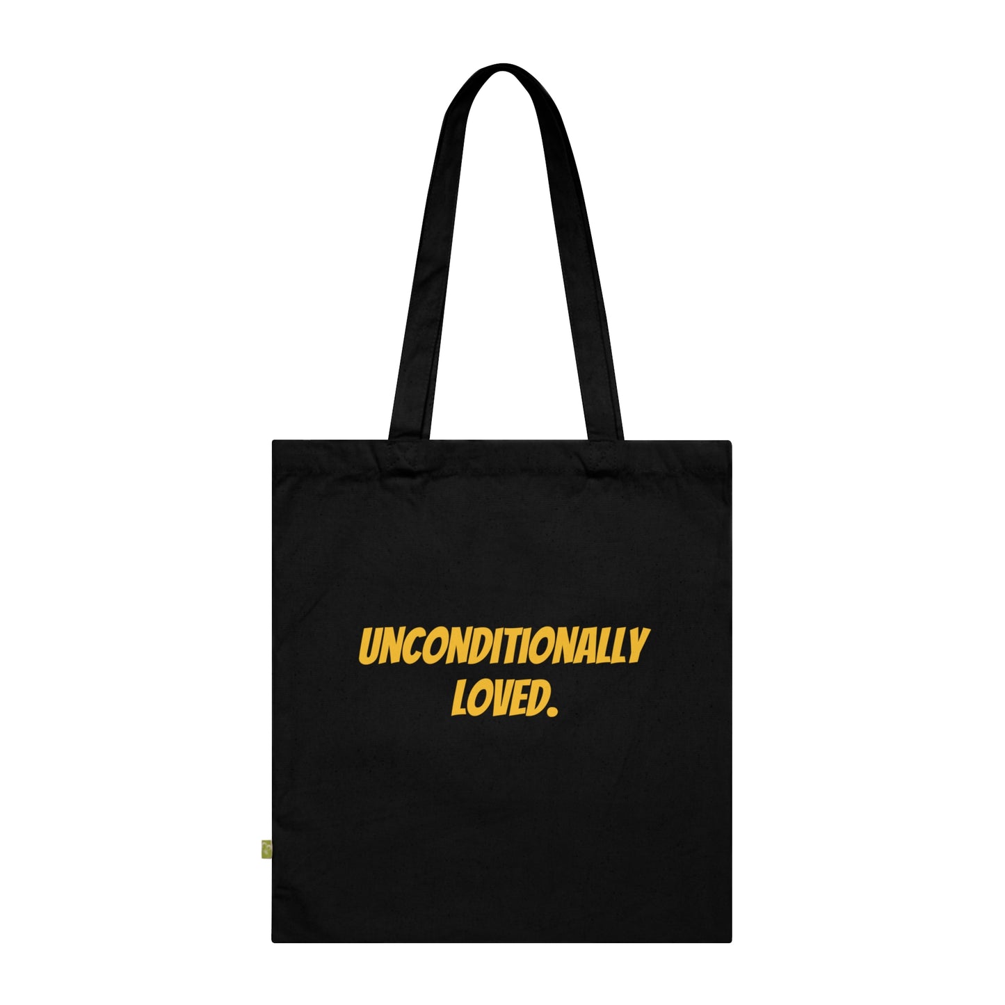 Unconditionally Loved Organic Cotton Tote Bag, Eco-Friendly Tote, Beach Bag, Grocery Tote, Gift for Her
