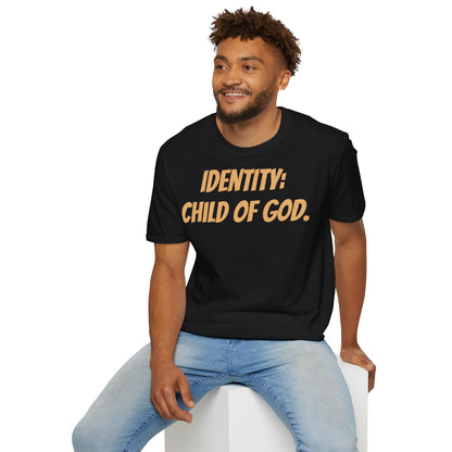 Identity Statement T-Shirt, Christian Apparel, Faith-Based Gift, Religious Tee, Inspirational Clothing, Unisex Fashion