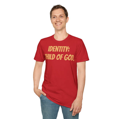 Identity Statement T-Shirt, Christian Apparel, Faith-Based Gift, Religious Tee, Inspirational Clothing, Unisex Fashion
