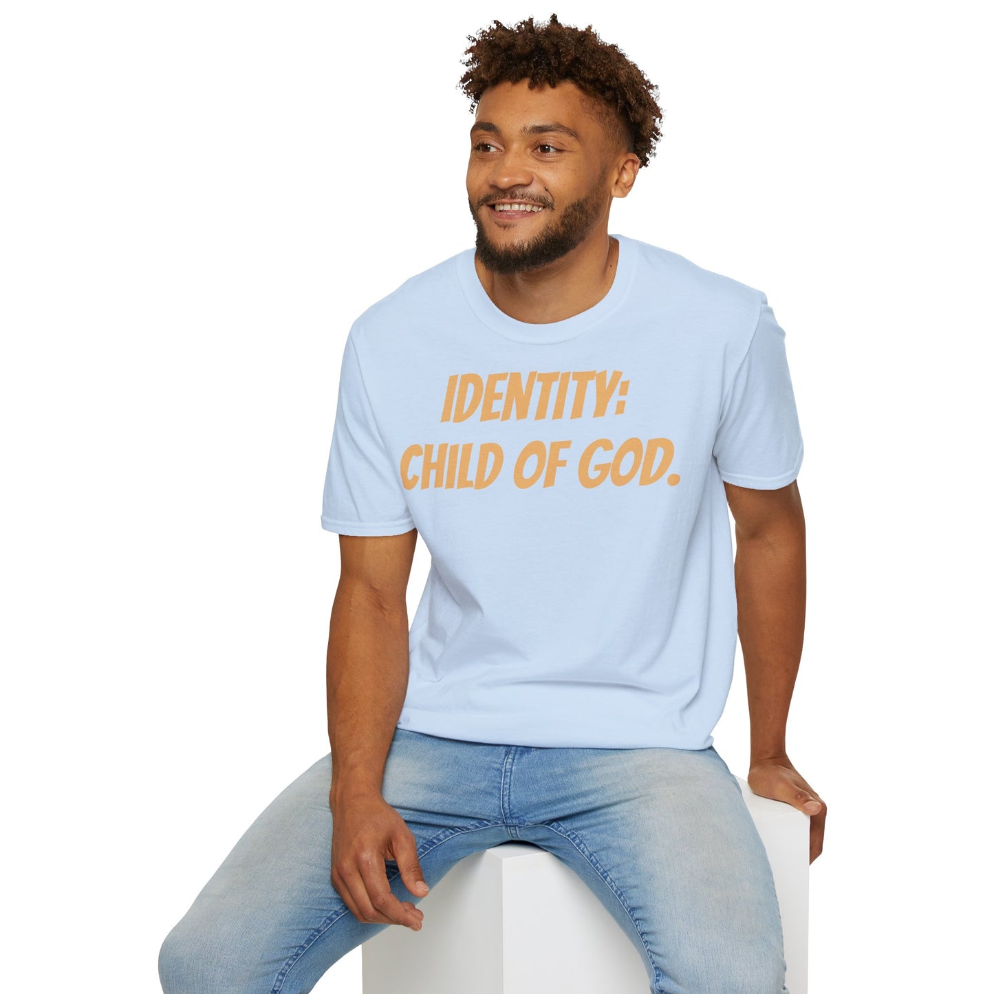 Identity Statement T-Shirt, Christian Apparel, Faith-Based Gift, Religious Tee, Inspirational Clothing, Unisex Fashion