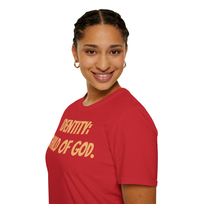 Identity Statement T-Shirt, Christian Apparel, Faith-Based Gift, Religious Tee, Inspirational Clothing, Unisex Fashion