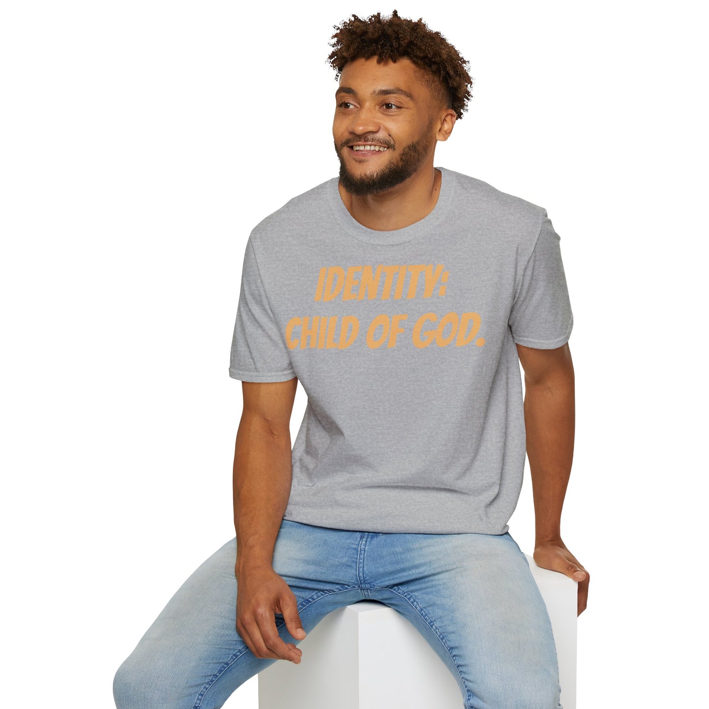Identity Statement T-Shirt, Christian Apparel, Faith-Based Gift, Religious Tee, Inspirational Clothing, Unisex Fashion