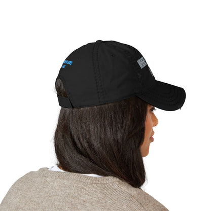 Distressed Dad Hat - Embroidered "Where He Goes, I Go" | Perfect Gift for Dads, Fun Casual Wear, Family Outings, Father's Day, [...]