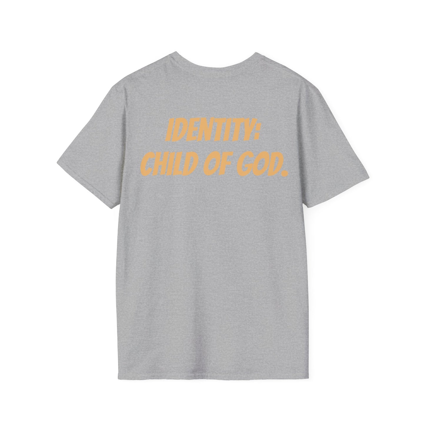Identity Statement T-Shirt, Christian Apparel, Faith-Based Gift, Religious Tee, Inspirational Clothing, Unisex Fashion