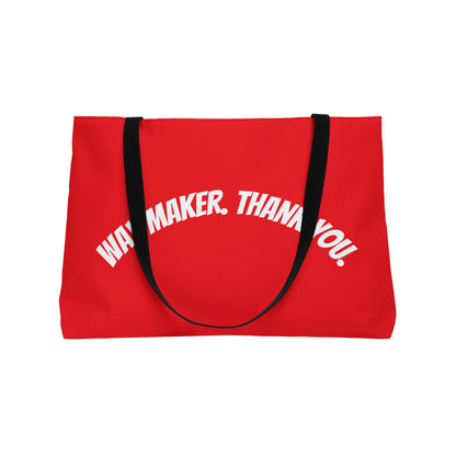 Bold Way Maker Weekender Tote Bag, Motivational Gift for Travel, Beach, Gym, Perfect for Thank You Occasions, Inspirational Tote