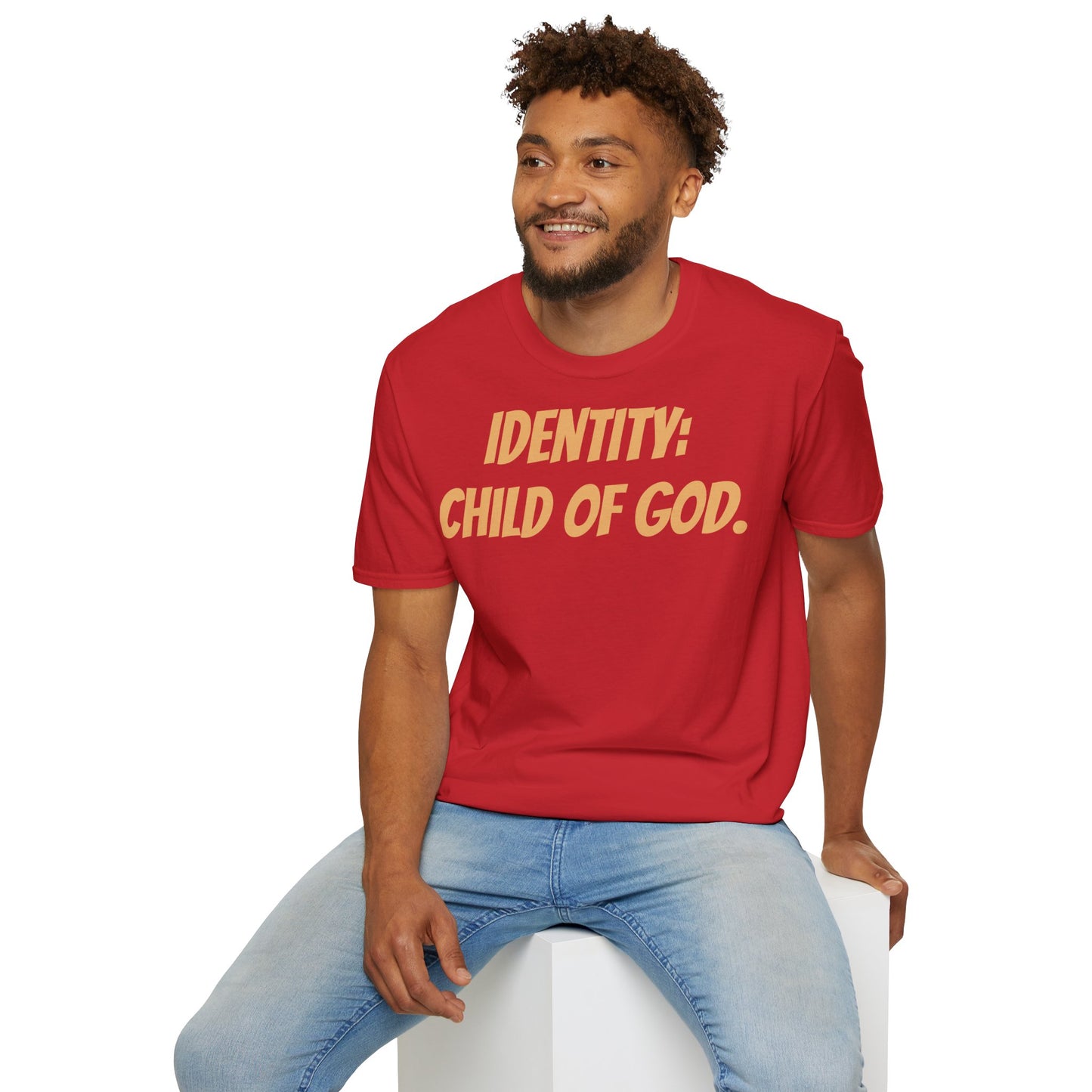 Identity Statement T-Shirt, Christian Apparel, Faith-Based Gift, Religious Tee, Inspirational Clothing, Unisex Fashion