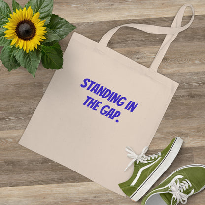 Inspirational Tote Bag - Faithful Prayer Support, Motivational Gift, Eco-Friendly Shopping, Daily Use, Empowerment Quote